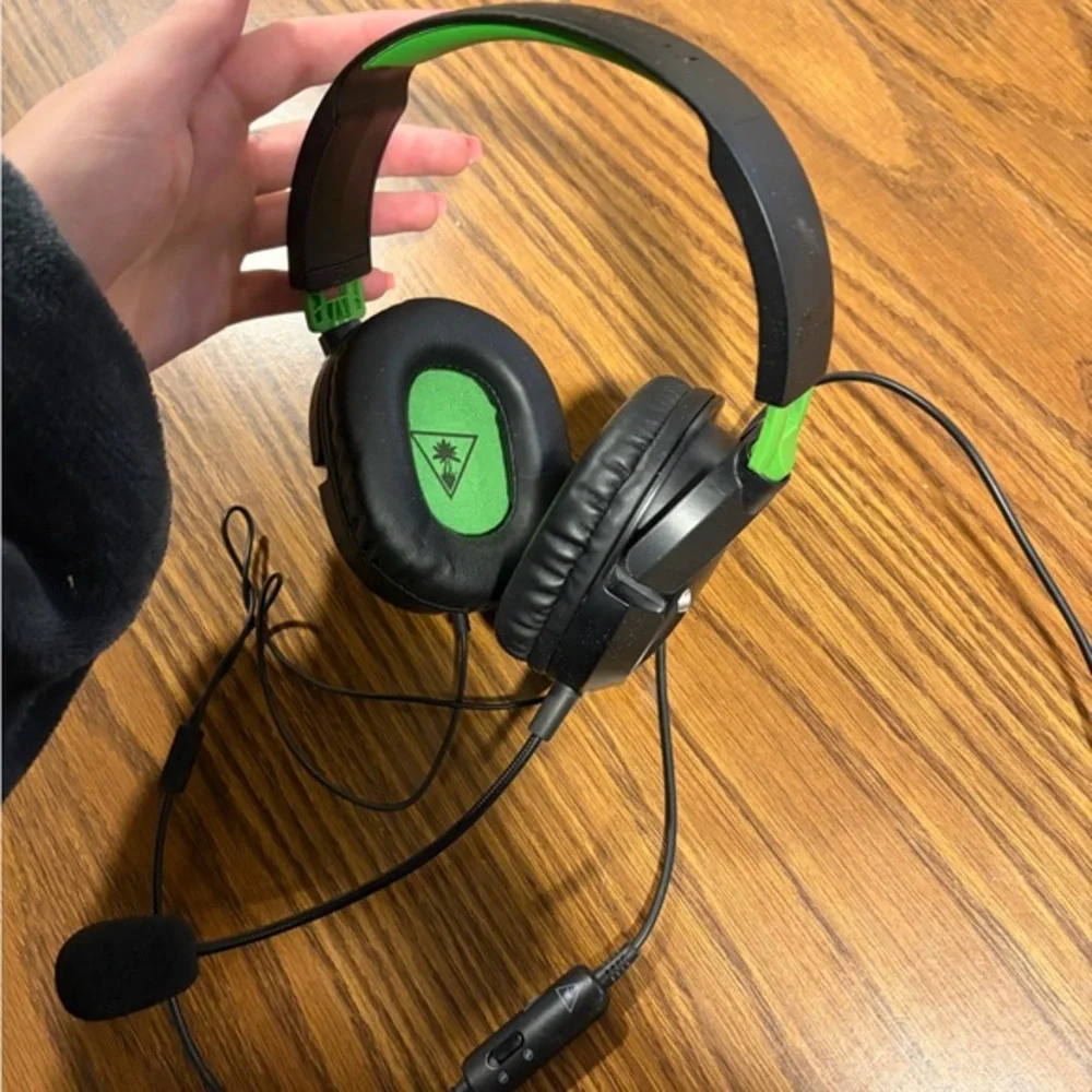 Turtle Beach Green and Black Gaming Headset
